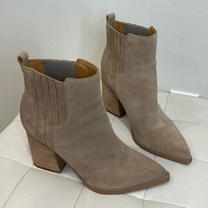 Marc Fisher Suede Booties size 7